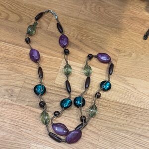 Elegant Multicolor Beaded Necklace